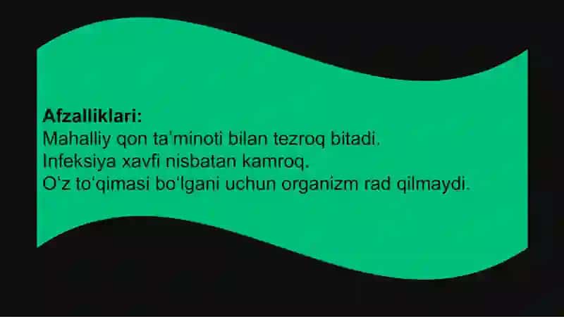 Oyoqchali lahtaklar bilan plastika.Endoekspander bilan plastika. 4