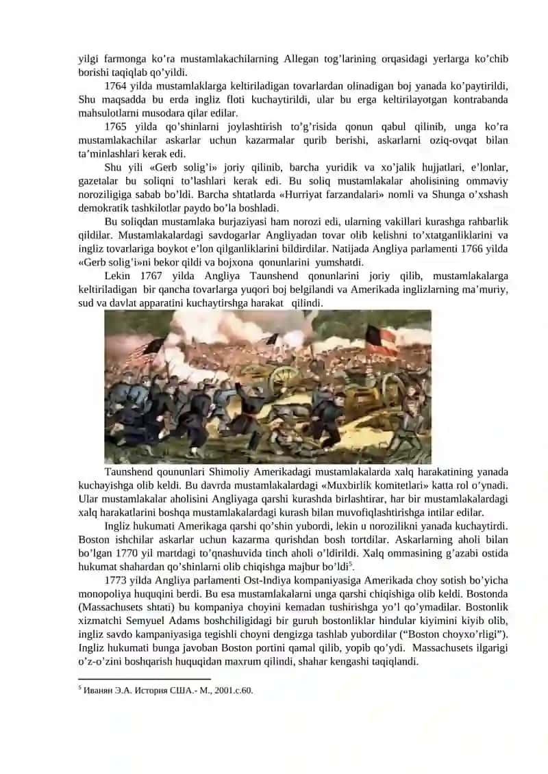 Shimоliy Amеrikada ingliz mustamlakalarining tashkil tоpishi 4