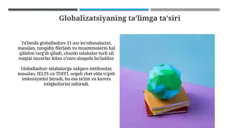 Ta'limda glabbalashuv 4
