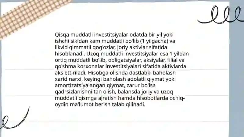 Investitsiyalar hisobi 4