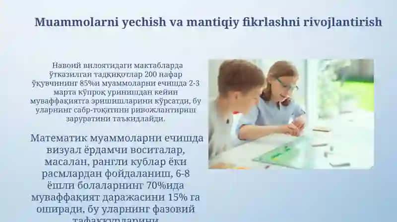 Zamonaviy texnologiyalarni matematikada qo'llash 4