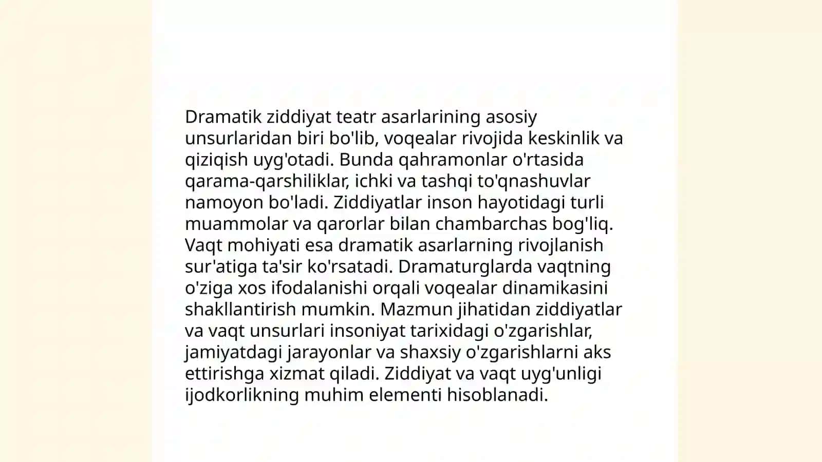 Lirika va dramatik tur 4