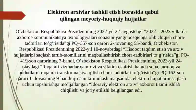 Elektron kutubxonalar va arxivlar bilan ishlash 4