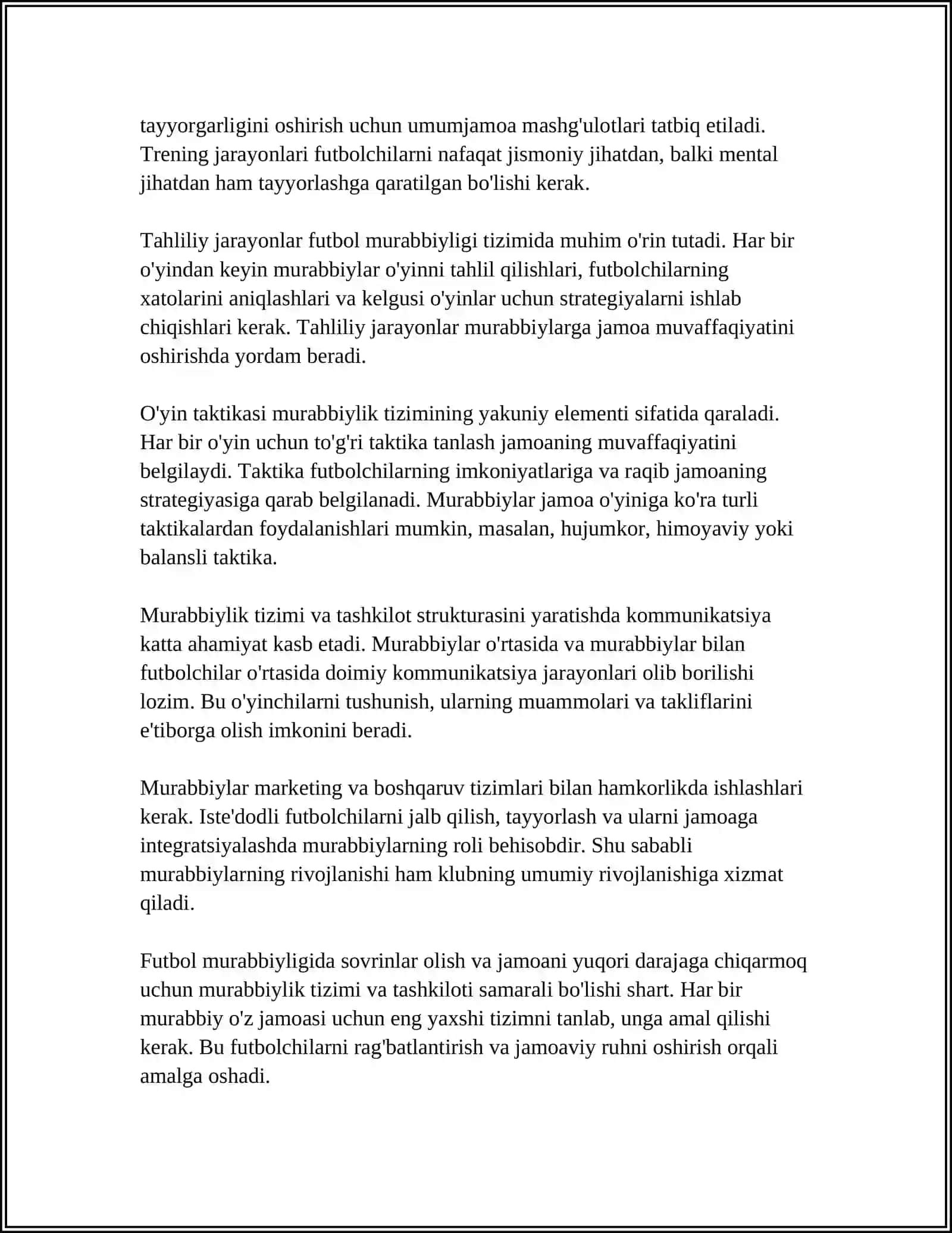 FUTBOLDA MURABBIY ISHINING TASHKIL ETILISHI 4