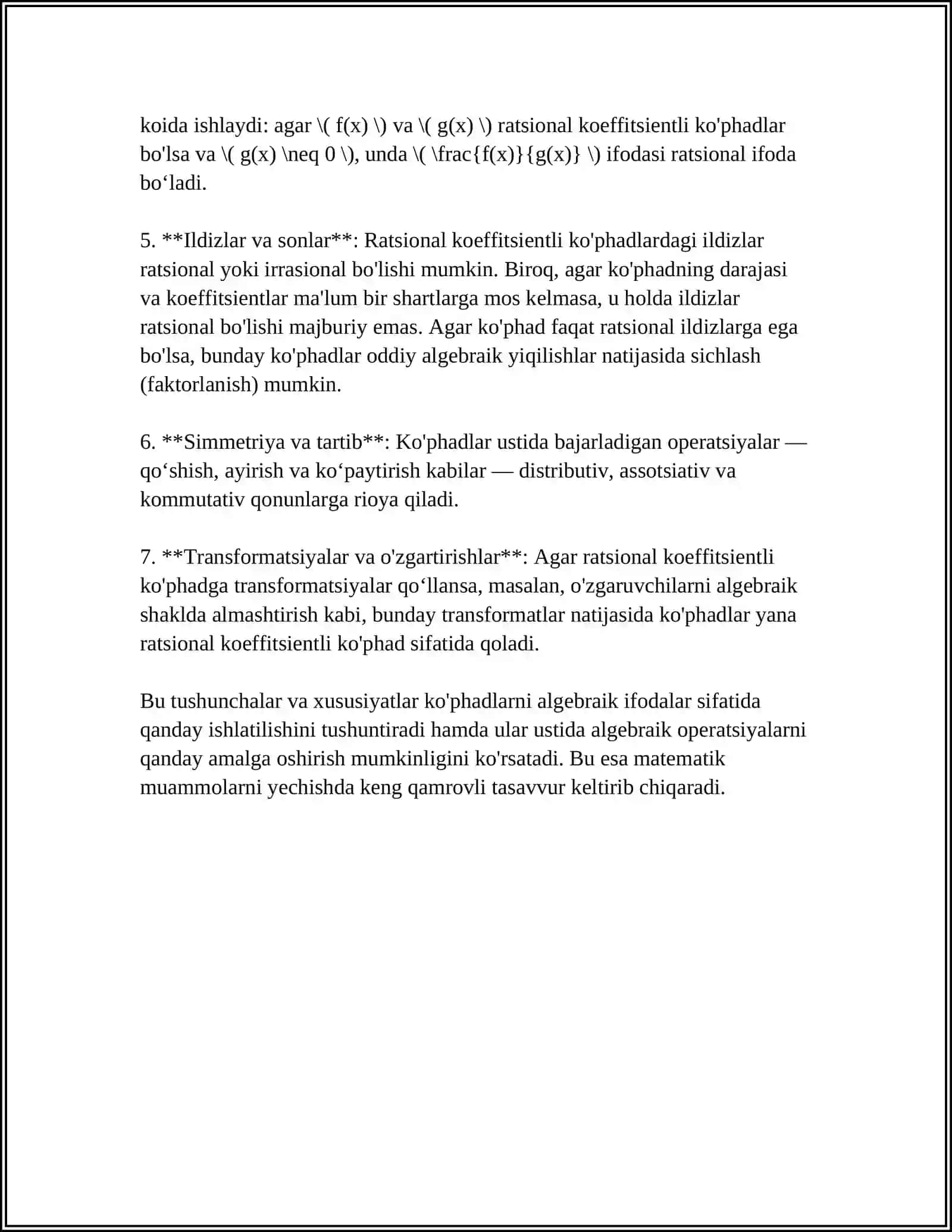 RATSIONAL KOEFFITSENTLI KÕPHADLAR 4