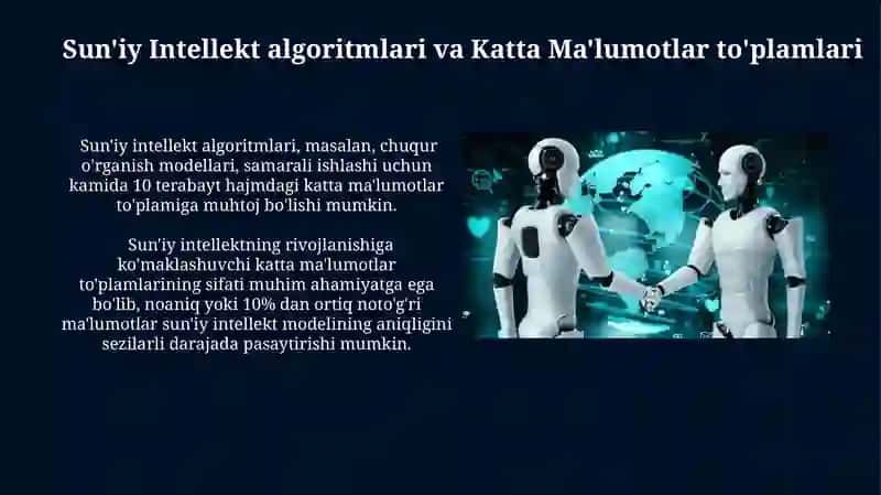 Katta Ma'lumotlar va Sun'iy Intellekt orasidagi bog'liqlik 4