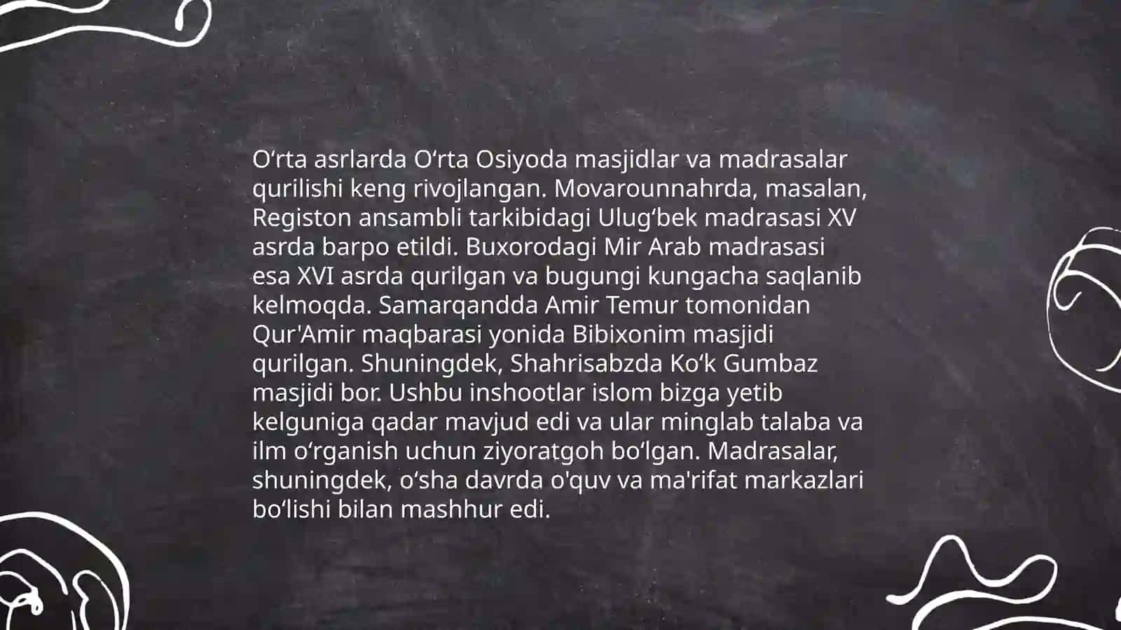 Ashtarxoniylar davrida meʼmoriy inshootlar 4
