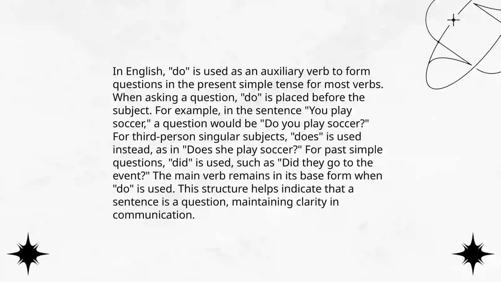 The use of "Do" in affirmative sentences 4