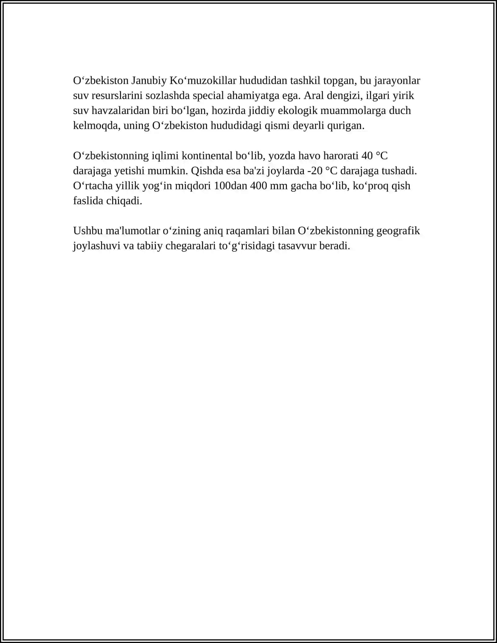 O'ZBEKISTON RESPUBLIKASINING TARIXIY GEOGRAFIYASI 4