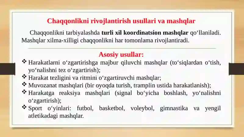 Chaqqonllik qobiliyatini tarbiyalash 4