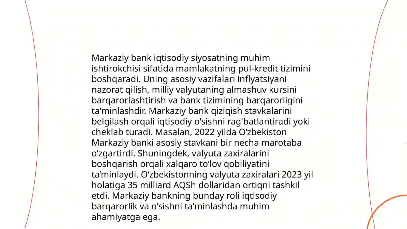 Markaziy bankning iqtisodiy va siyosiy mustaqilligi 4