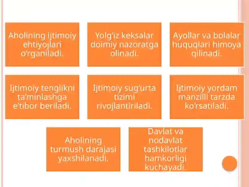 Jamiyatning ijtimoiy sohasini rivojlantirish davlat siyosati 4