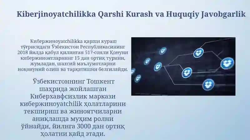 Oʻzbekiston axborot xavfsizligining maʼnaviy va huquqiy asoslari 4