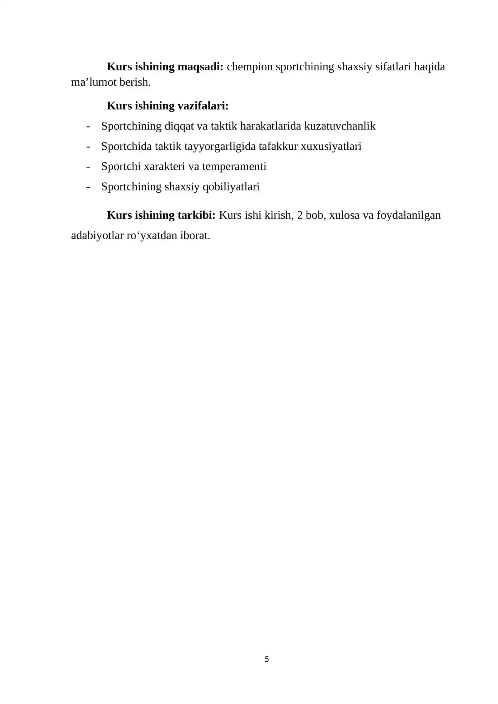 CHEMPION SPORTCHINING SHAXSIY SIFATLARI (JAMOAVIY SPORT TURLARI MISOLIDA) 4