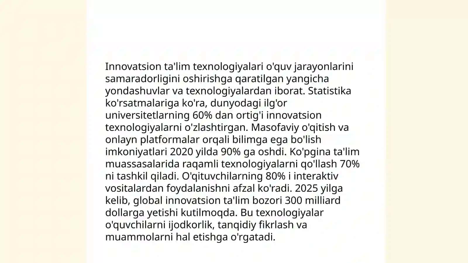 Tabiatshunoslik fanini oʼqitishda taʼlim integratsiyasi va innovatsiyasi 4