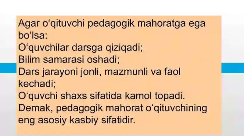 Pedagogik maxorat va kompetentlikni rivojlantirish jarayonlari 4