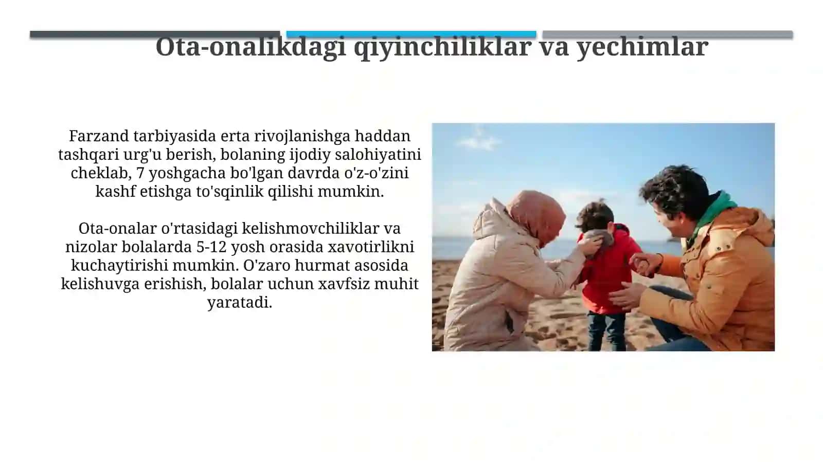 Bollarni tarbiya qilish 4