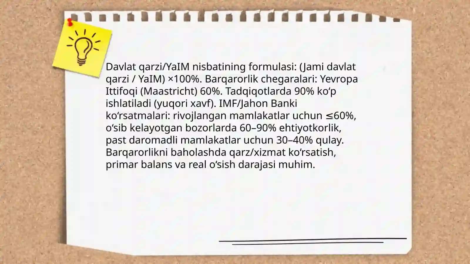 Davlat qarzlari va ularning iqtisodiyotga ta’siri 4