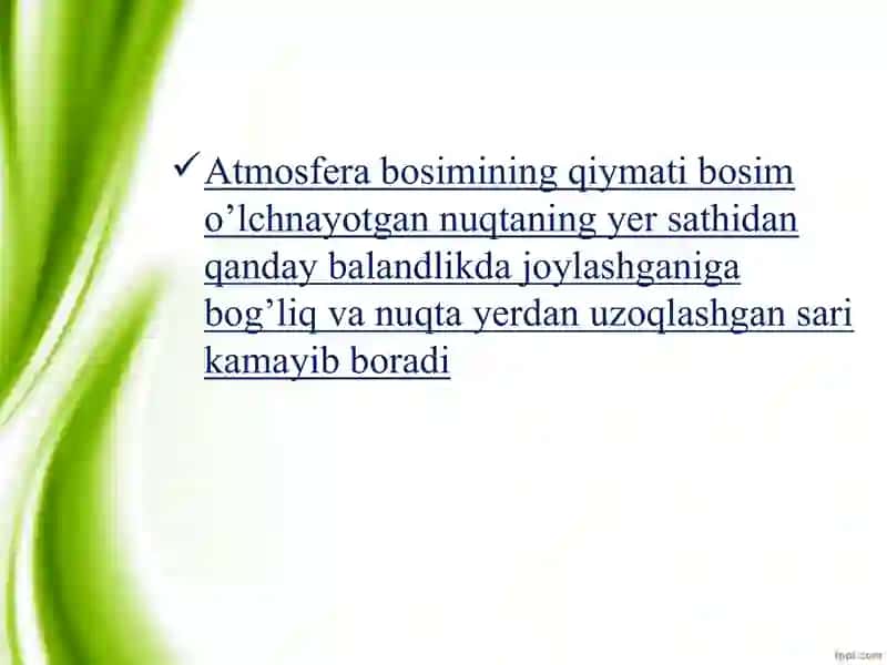 Bosim oʻlchash asboblari 4