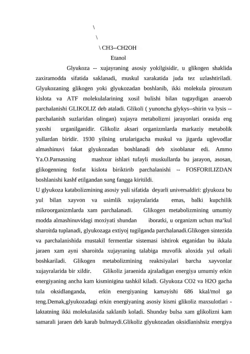 Uglevodlarning xujayra ichidagi almashinuvi 4