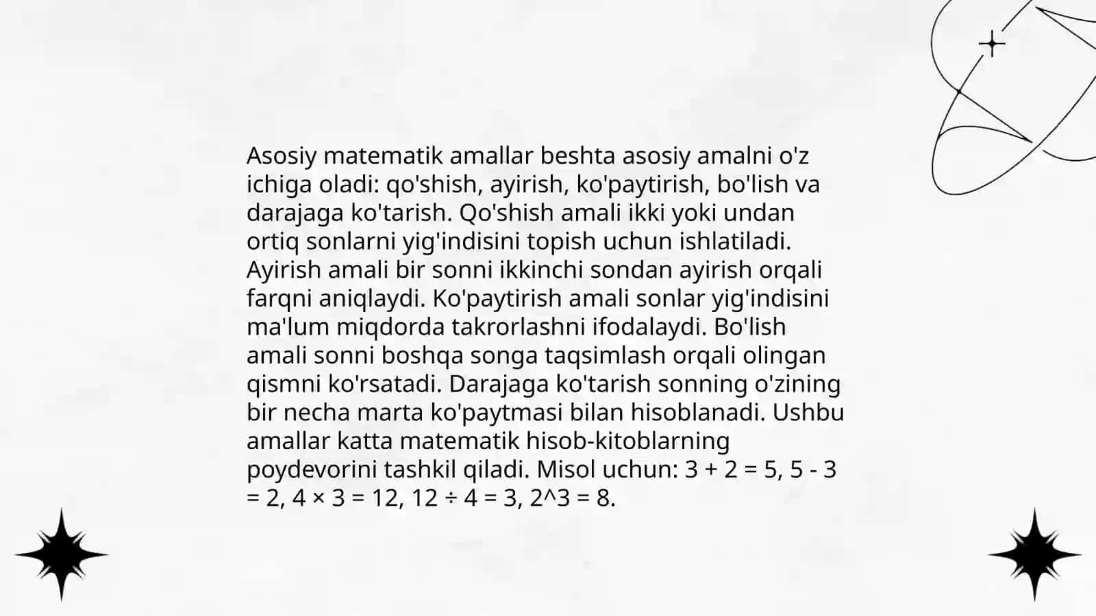 Excel matematik amallar va funksiyalari 4