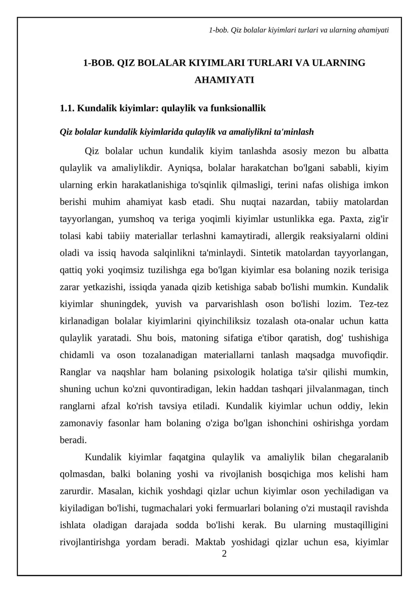 Qiz bolalar kiyimlari haqida ma'lumot, ularga gazlama va fason tanlash 4