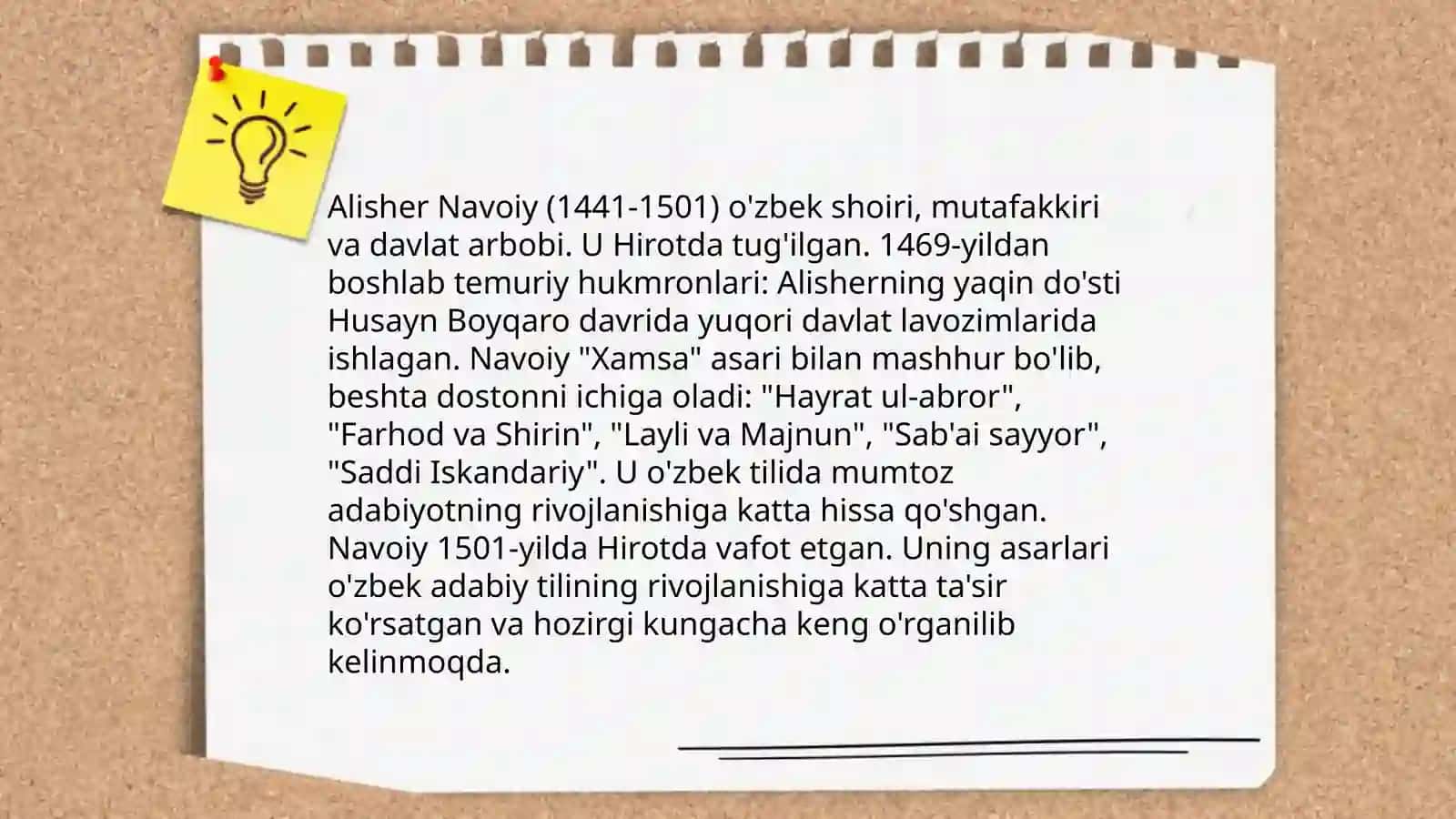 Majolis un-nafois asarini tahlilini yozish 4