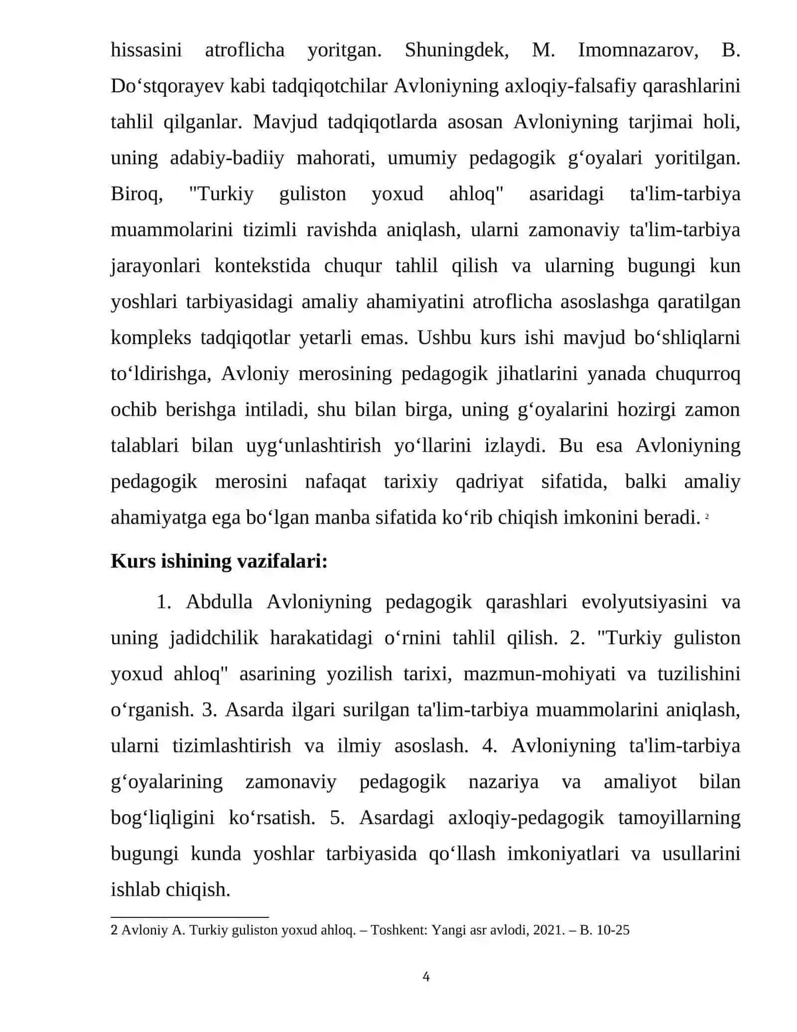 ABDULLA AVLONIYNING "TURKIY GULISTON YOXUD AHLOQ" ASARIDA TA`LIM TARBIYA MUAMMOLARI 4