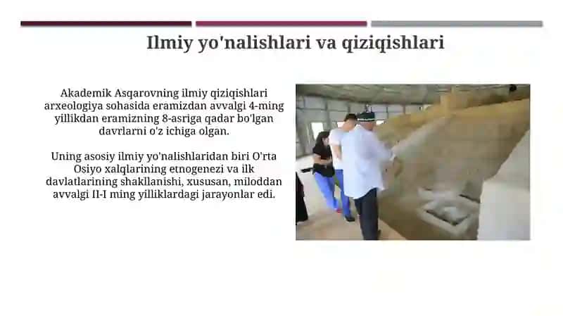 Akademik A.Asqarovning ilmiy faoliyati 4