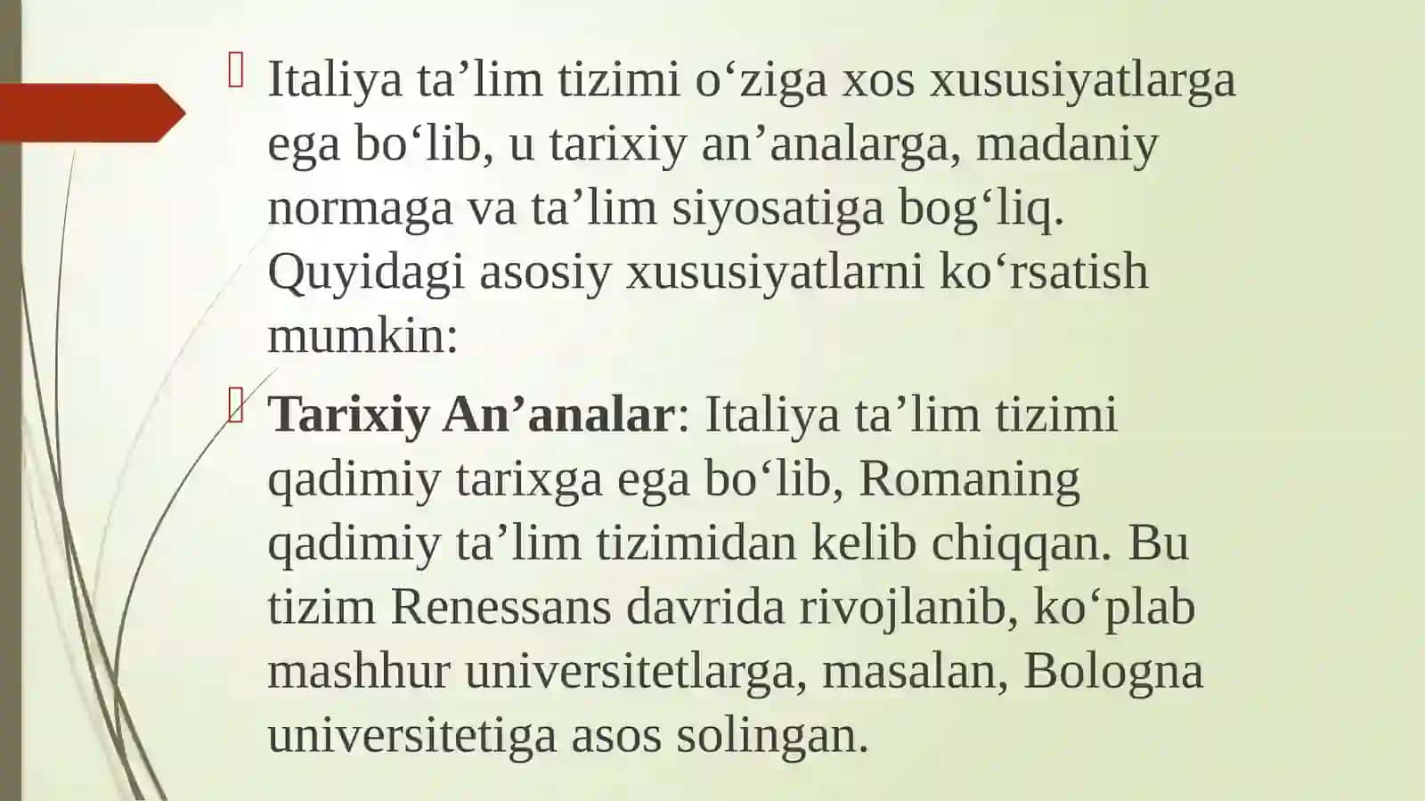 İtaliya va İspaniya ta’lim tizimi 4