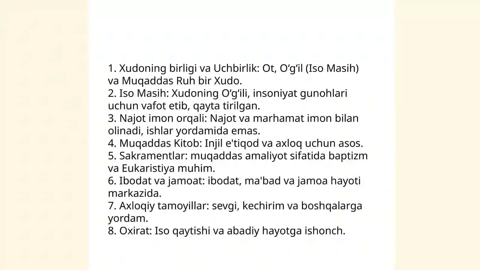Xristian dini va uning goyalari 4
