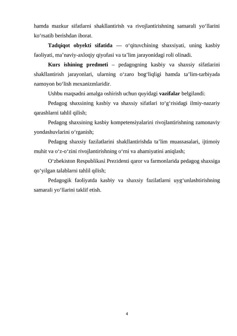 Pedagogning kasbiy va shaxsiy sifatlari 4