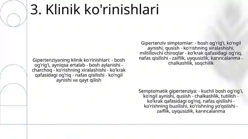 Simptomatik Gipertoniyalar Simptomatalogiyasi 4