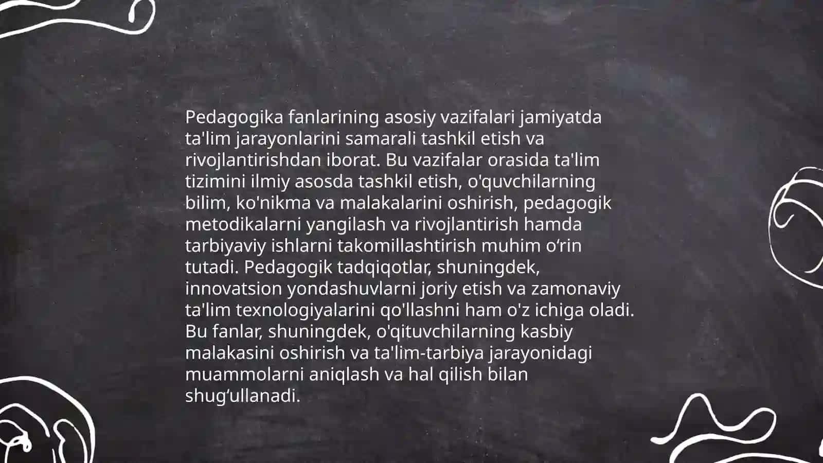 Pedagogik fanlarni oʻqitish metodikasi fanining predmeti maqsadi vazifasi 4