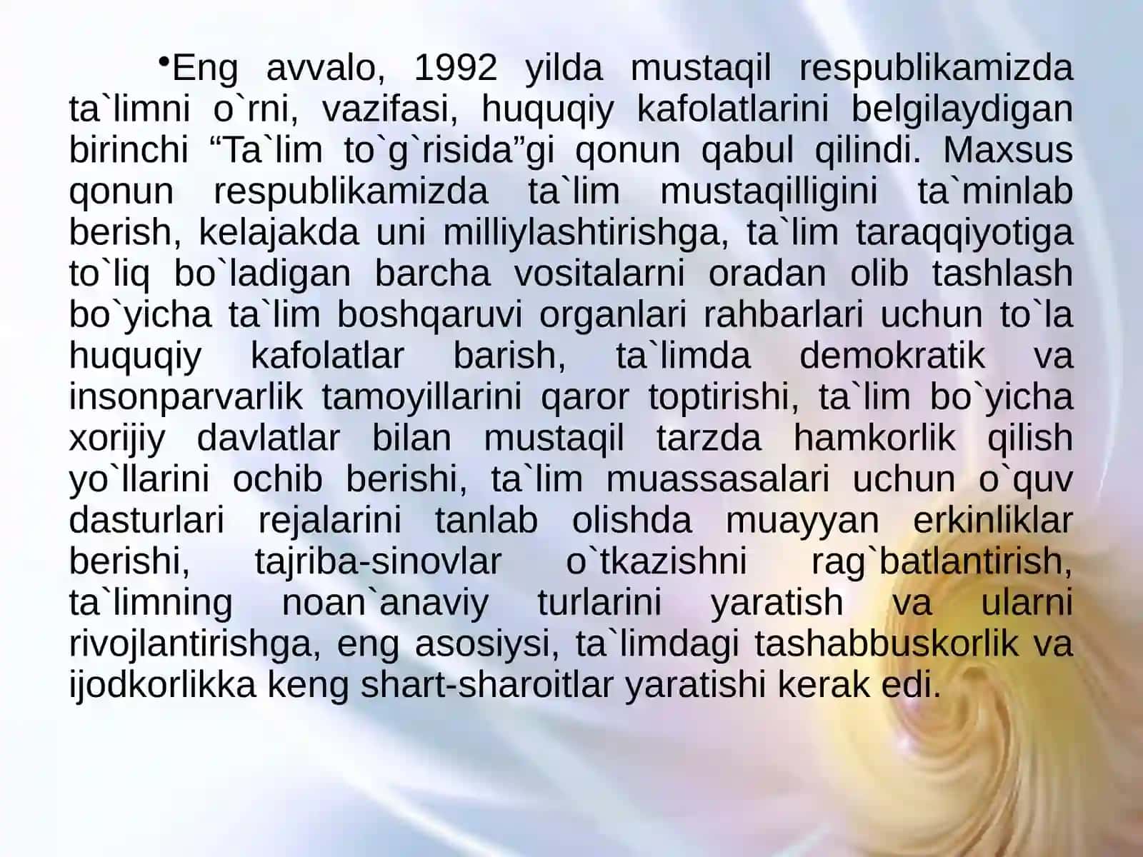 Mustaqillik yillarida davlat boshqaruvi tizimida amalga oshirilgan islohotlar 4