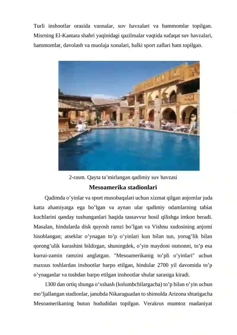 Qadimiy sport inshootlari 4