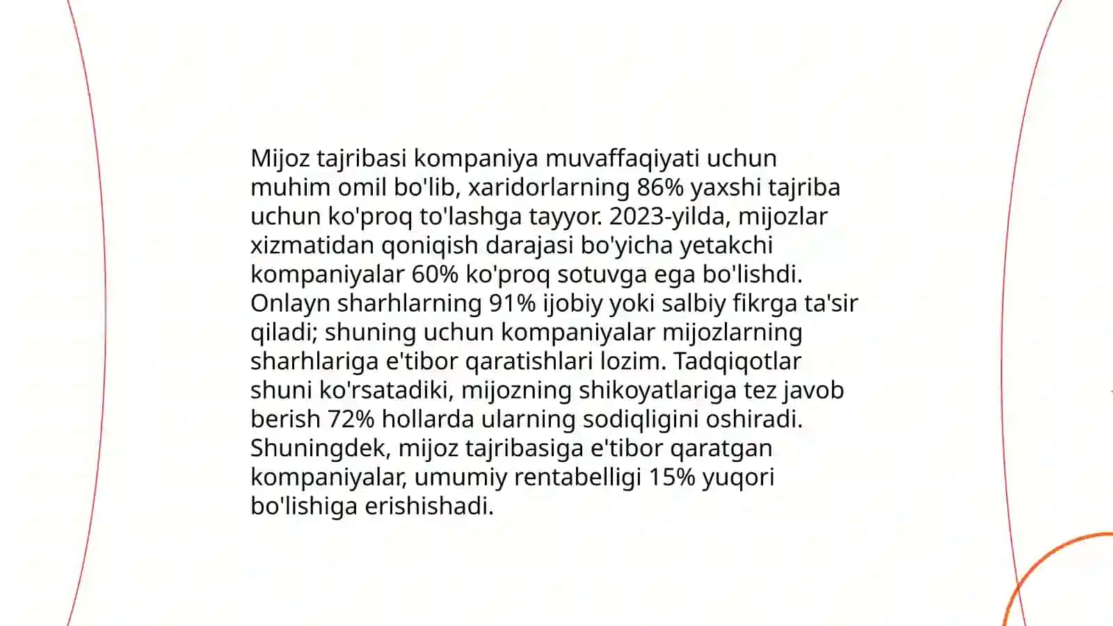 Xizmat ko‘rsatish sohasidagi tendentsiyalar va o‘zgarishlar 4