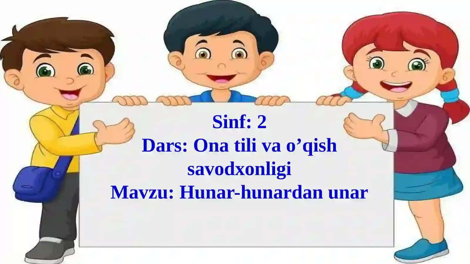 Hunar-hunardan unar 4