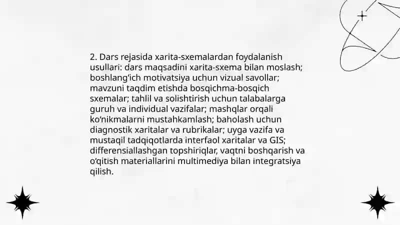 Xarita- sxemalardan foydalanish metodikasi 4