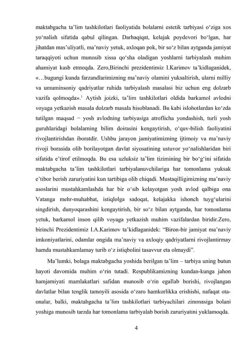 MAKTABGACHA TA’LIM TASHKILOTLARIDA TARBIYALANUVCHI BOLALARDA JISMONIY TARBIYA MASHG’ULOTLARINING SAMARADORLIGINI OSHIRISH USULLARI 4