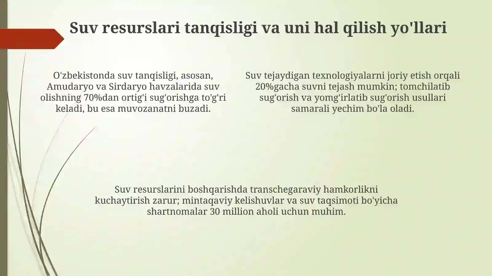 O'zbekistondagi Ekologik Muammolar: Asosiy Tendentsiyalar va Ta'sirlar 4