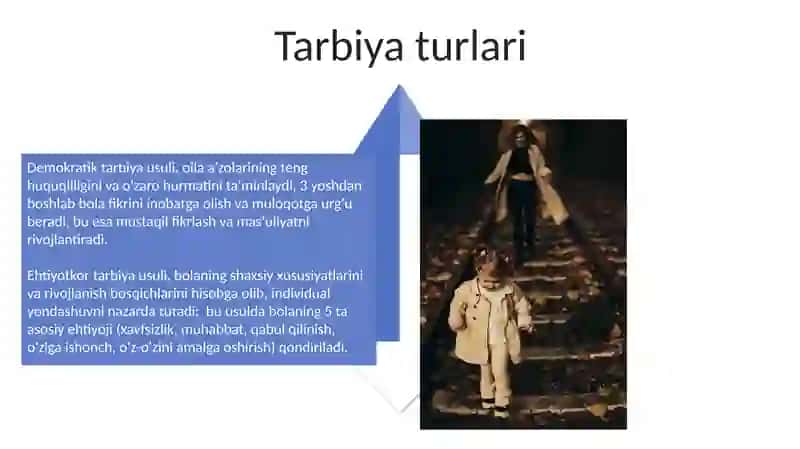 Tarbiya jarayonning psixologik mohiyati tarbiya metodlari va turlari 4