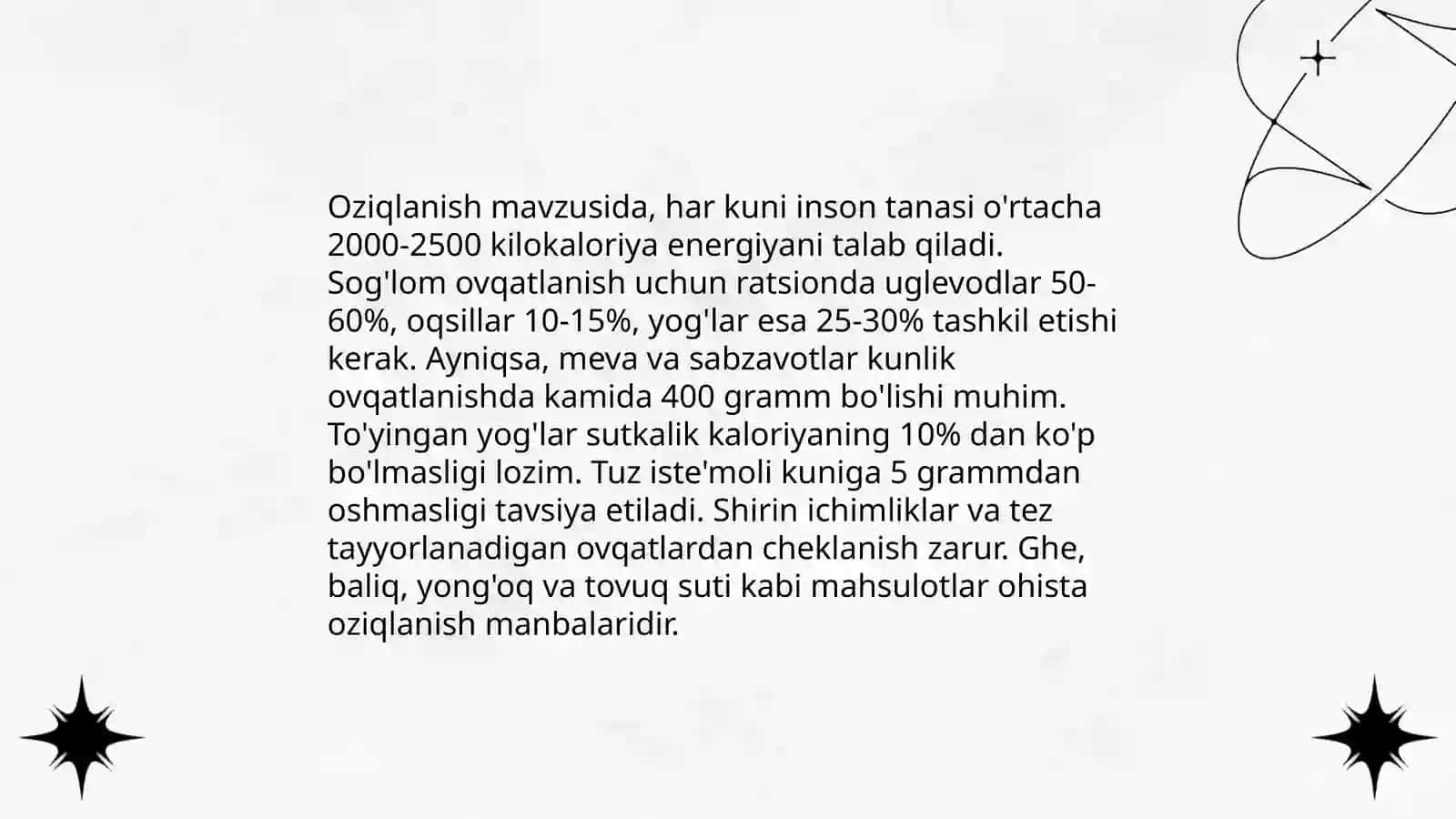 Jismoniy faoliyat 4