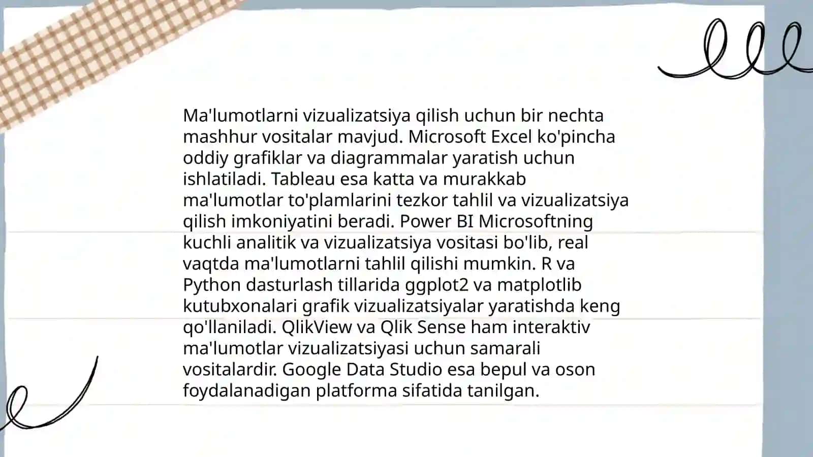 Diagramma turlari va ularning qo'llanilishi 4