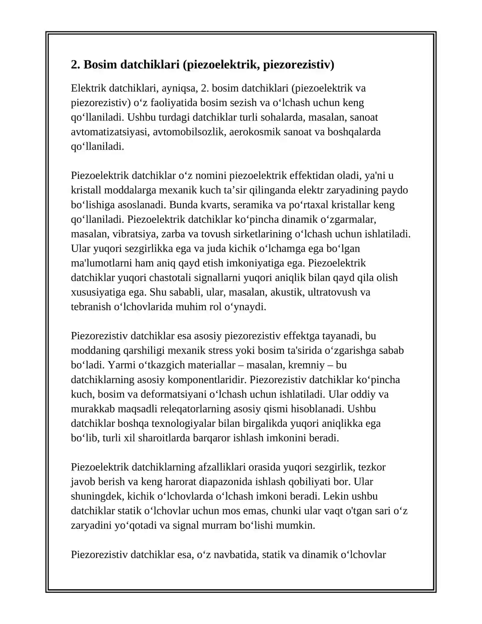 ELEKTRIK DATCHIKLAR TURLARI 4