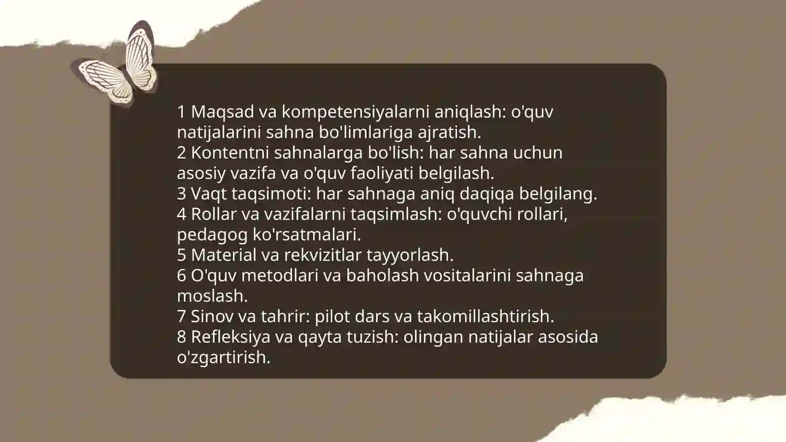 Sahnalashtirish markazida talimiy faoliyatni tashkil etish metodikasi 4