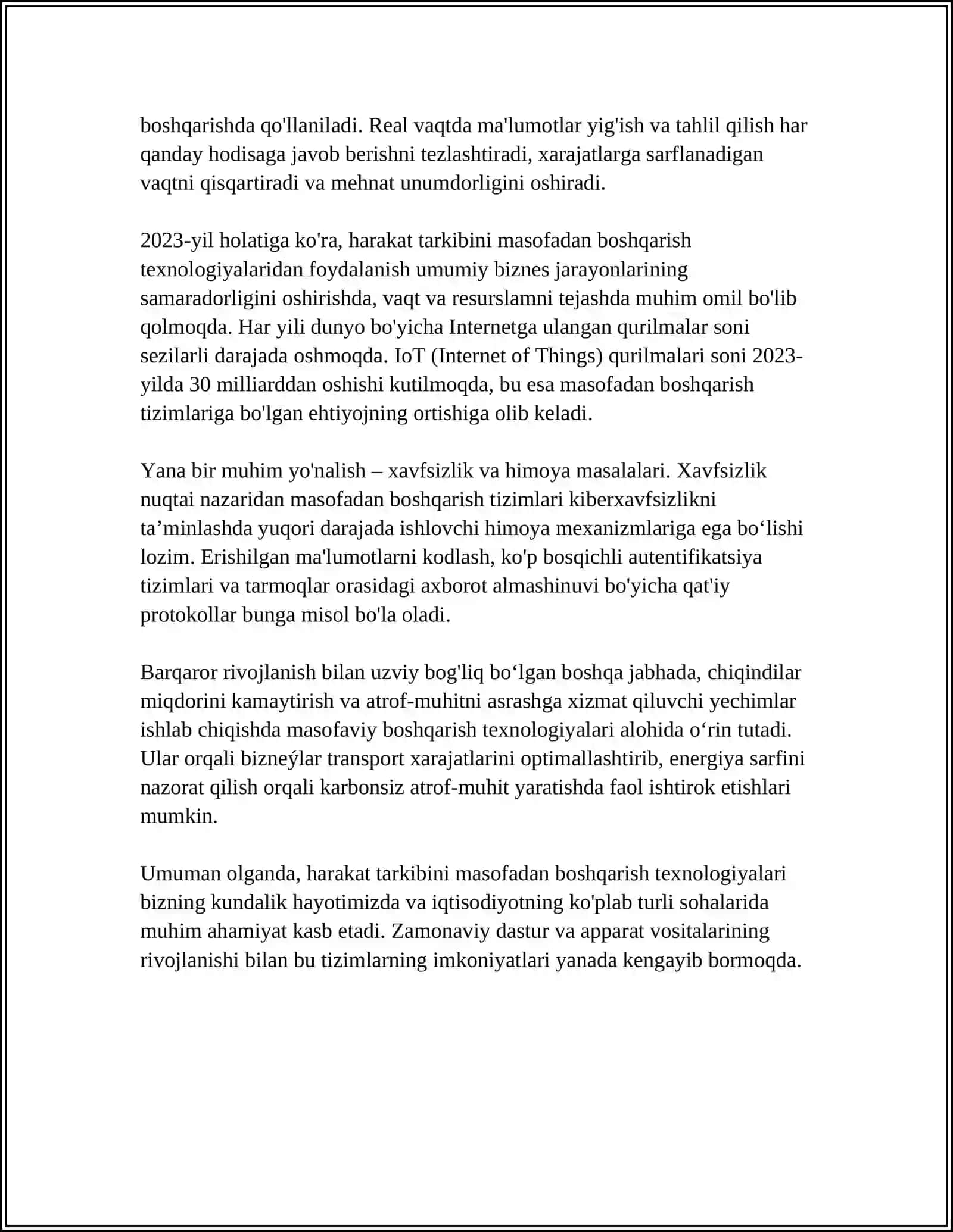 HARAKAT TARKIBINI MASOFADAN BOSHQARISHNING ZAMONAVIY USULLARI 4