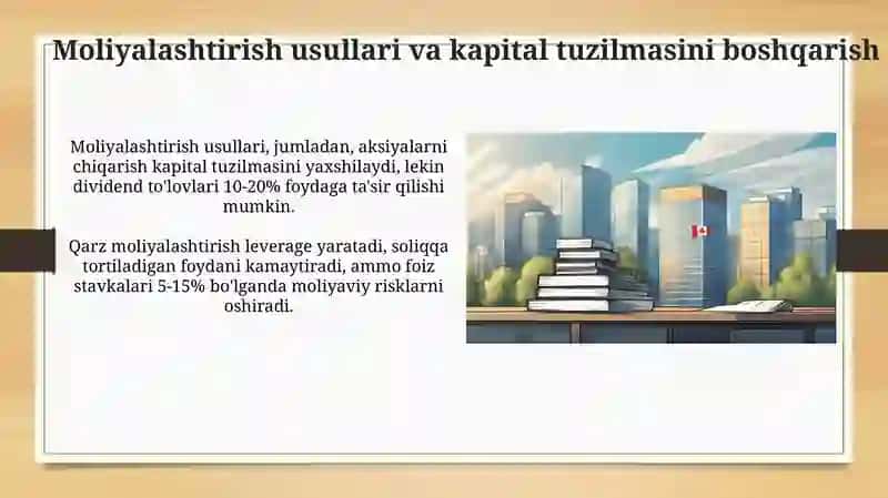Xo‘jalik yurituvchi subyektlarning moliyaviy resurslari, ularning manbalari 4