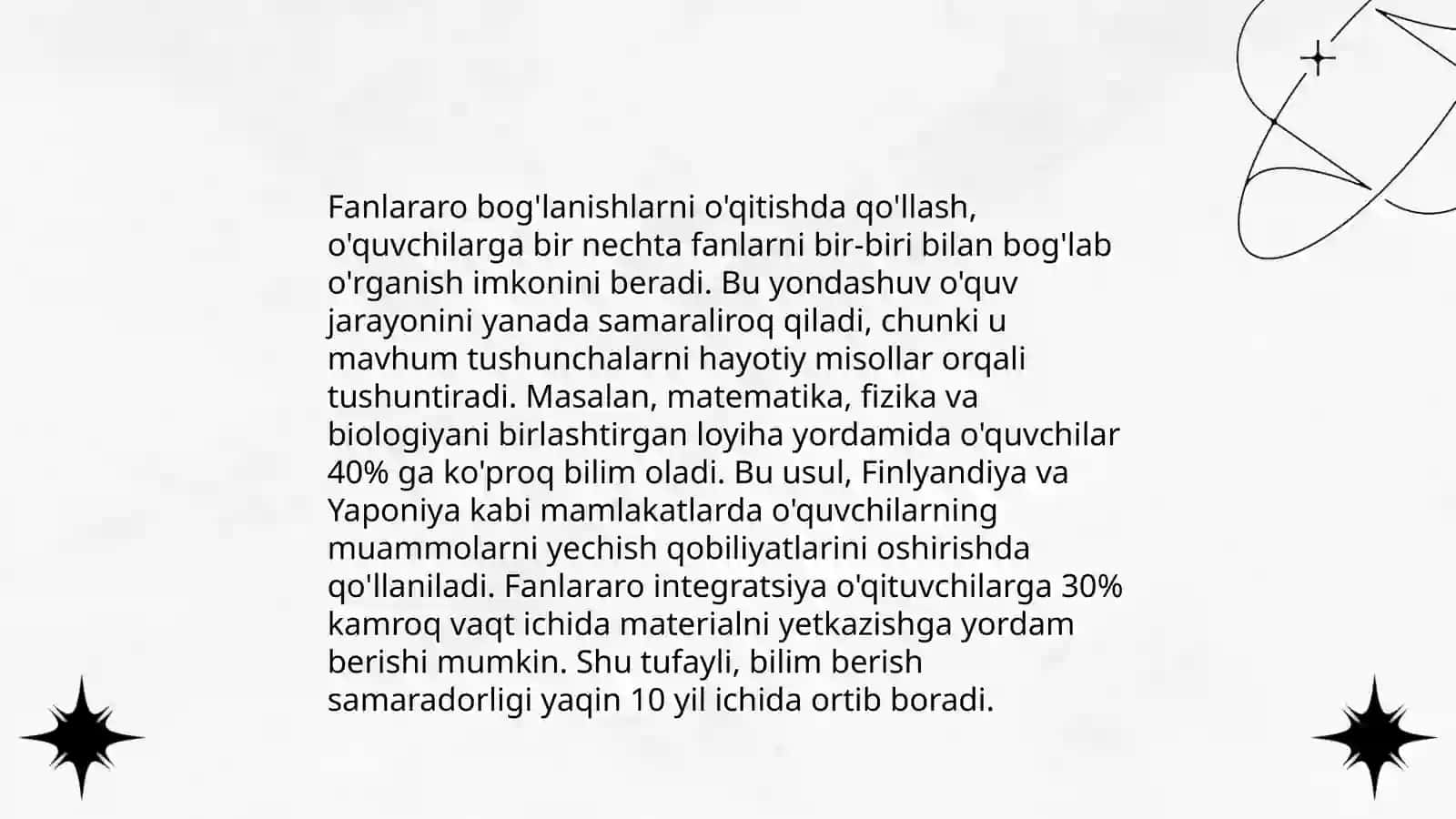 Boshlang'ich maktabda integratsiyalashgan ta'limdan foydalanish 4