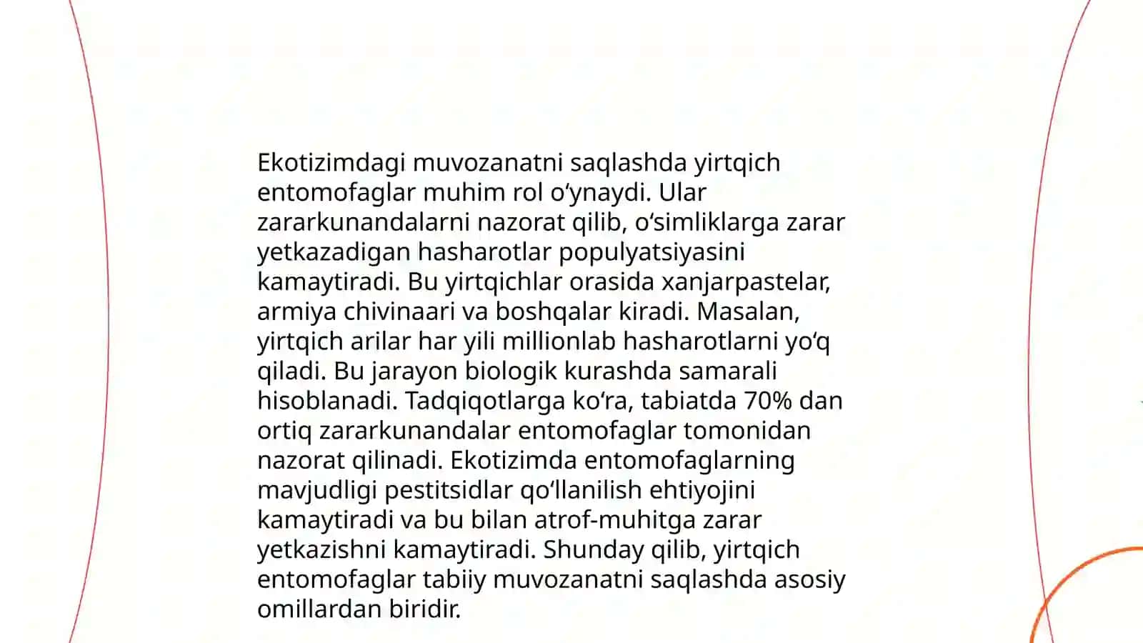 Yirtqich entomofaglar va ularni biosenozdagi ahamiyati 4